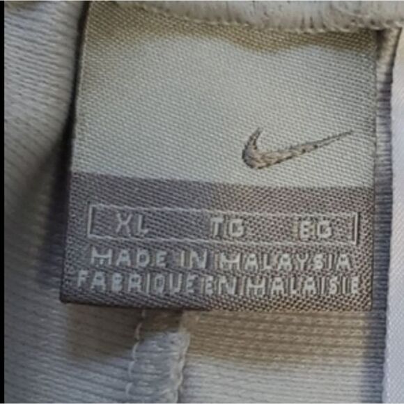 XL NIKE ZIP OFF BASKETBALL PANTS JOGGERS gray white extra large - Picture 8 of 8